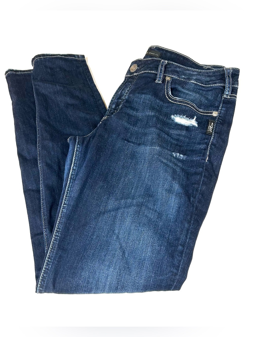 Silver Jeans Women’s Size W32/L31 Suki Skinny Jeans Dark Wash Blue Denim #4167